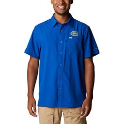 Columbia Men's Florida Gators Blue Slack Tide Button-Down Shirt
