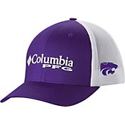Columbia Men's Kansas State Wildcats Purple PFG Mesh Adjustable Hat
