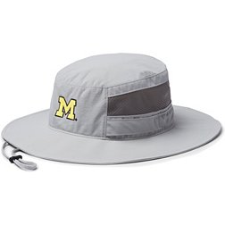 Columbia Men's Michigan Wolverines Grey Bora Bora Booney Hat