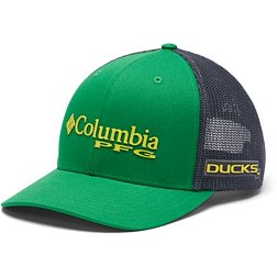 Columbia Men's Oregon Ducks Green PFG Mesh Fitted Hat