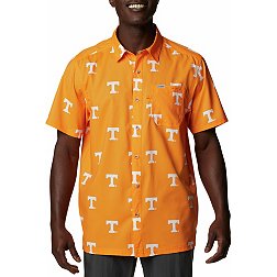 Columbia Men's Tennessee Volunteers Tennessee Orange CLG Super Slack Tide&trade; Short Sleeve Shirt