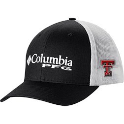 Columbia Men's Texas Tech Red Raiders Black PFG Mesh Adjustable Hat