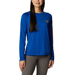 Columbia Women's Florida Gators Blue Tidal Long Sleeve T-Shirt