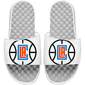 ISlide 2021-22 City Edition Los Angeles Clippers White Logo Slide Sandals