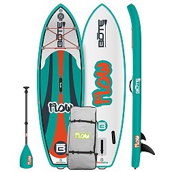 BOTE Flow Aero 8' Native Teal Kids Inflatable Paddle Board Set