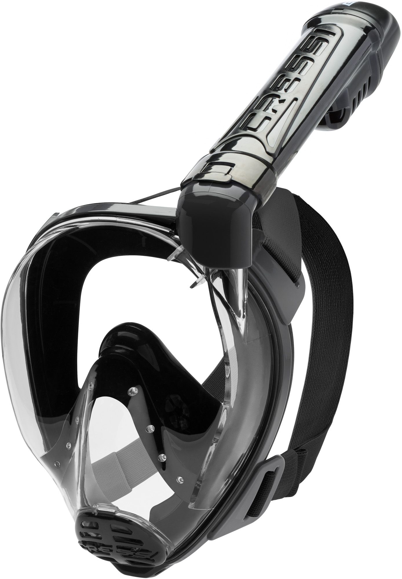 Photos - Swimming Mask Cressi Sub Cressi Adult Baron Snorkeling Mask, Medium/Large, Black/Black 21CREABRNCLR 