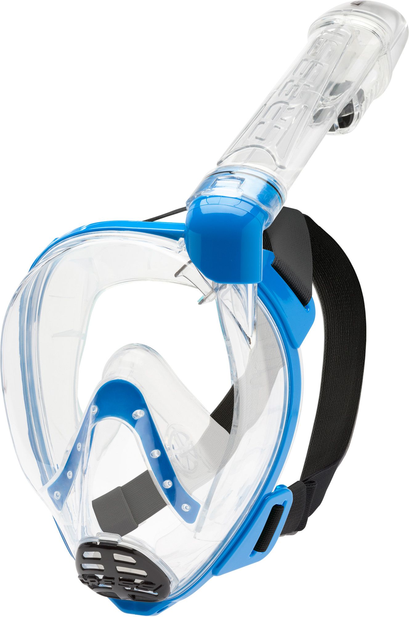Photos - Swimming Mask Cressi Sub Cressi Adult Baron Snorkeling Mask, Medium/Large, Clear/Blue 21CREABRNCLRC 