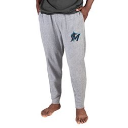 Concepts Sport Men's Miami Marlins Gray Mainstream Cuffed Pants