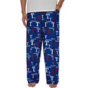 Concepts Men's Texas Rangers Royal Flagship All Over Print Pants