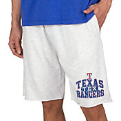 Concepts Men's Texas Rangers White Terry Shorts