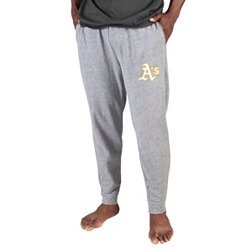Concepts Sport Men's Oakland Athletics Gray Mainstream Cuffed Pants