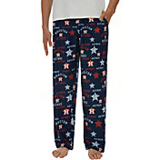 Concepts Men's Houston Astros Navy Flagship All Over Print Pants