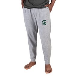 Concepts Sport Men's Michigan State Spartans Grey Mainstream Cuffed Pants