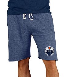 Concepts Sport Men's Edmonton Oilers Navy Mainstream Terry Shorts
