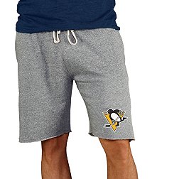 Concepts Sport Men's Pittsburgh Penguins Grey Mainstream Terry Shorts