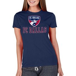 Concepts Sport Women's FC Dallas Marathon Navy Knit T-Shirt