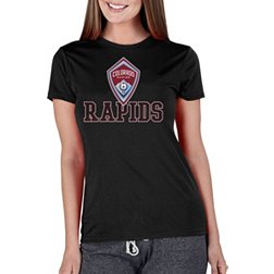 Concepts Sport Women's Colorado Rapids Marathon Black Knit T-Shirt