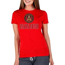 Concepts Sport Women's Atlanta United Marathon Red Knit T-Shirt