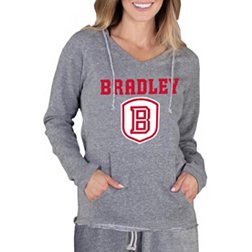 Concepts Sport Women's Bradley Braves Grey Mainstream Hoodie
