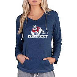 Concepts Sport Women's Fresno State Bulldogs Blue Mainstream Hoodie