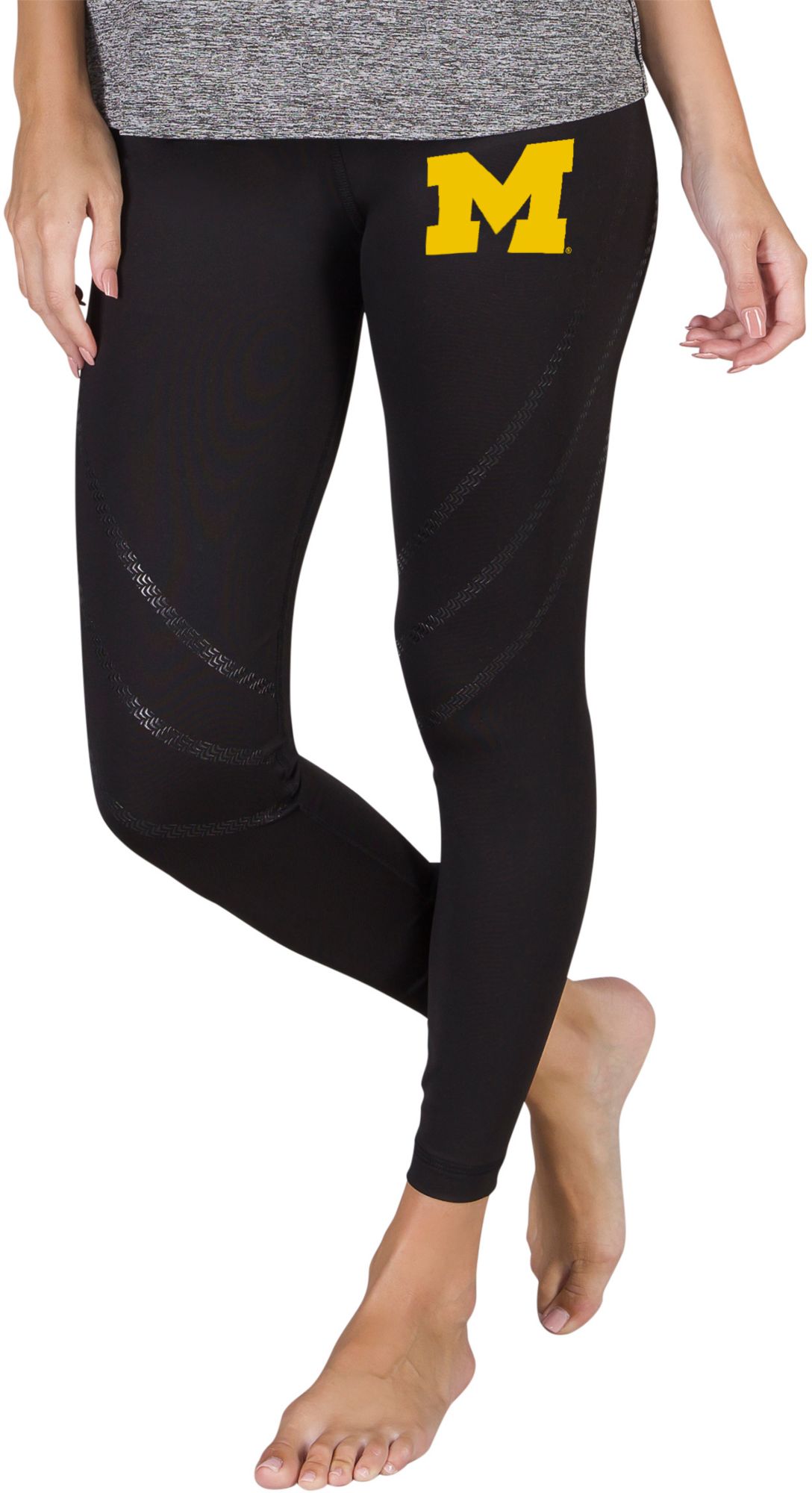 Women's Concepts Sport Charcoal nWo Centerline Knit Leggings