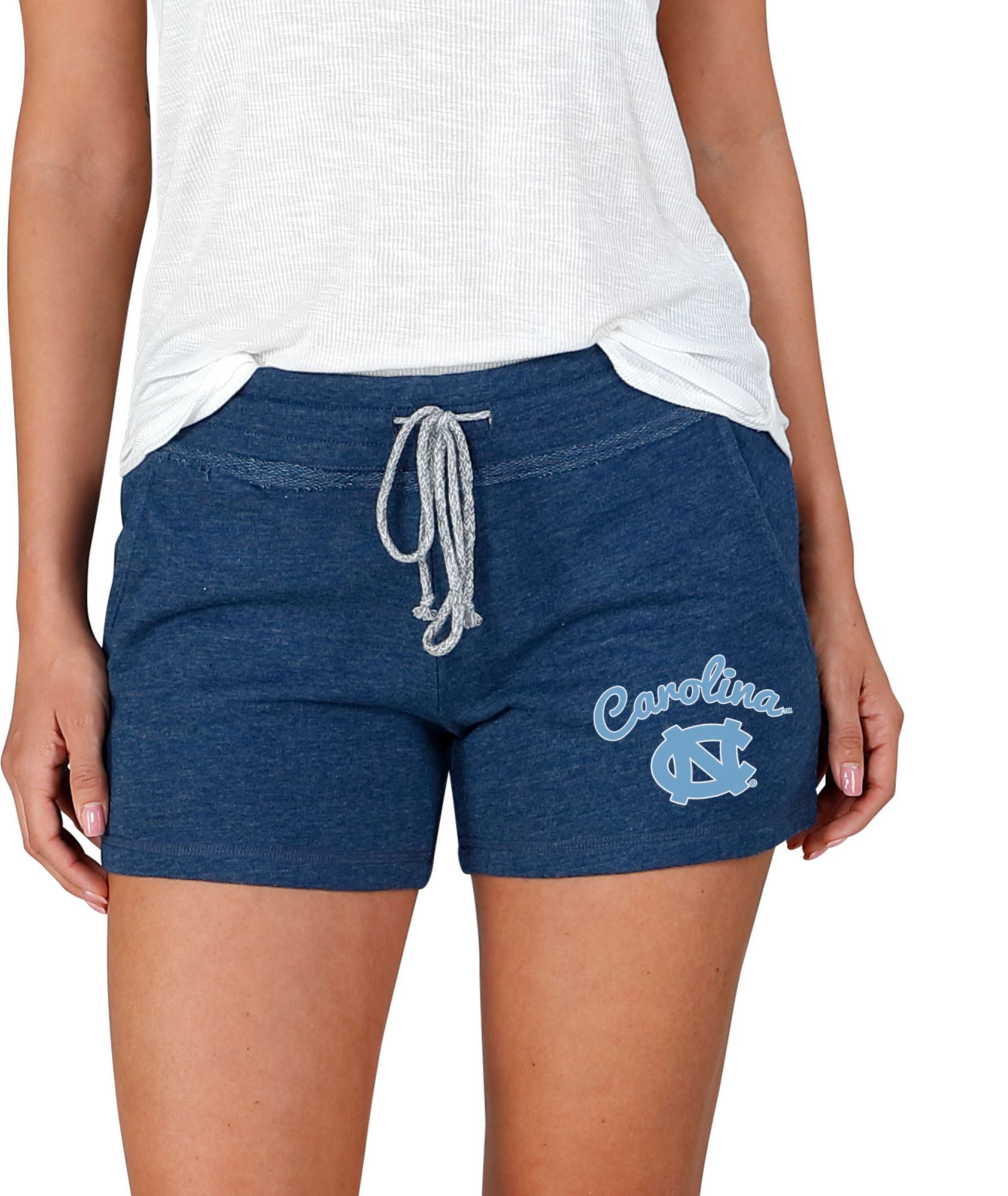Concepts Sport Women's North Carolina Tar Heels Navy Mainstream Terry Shorts