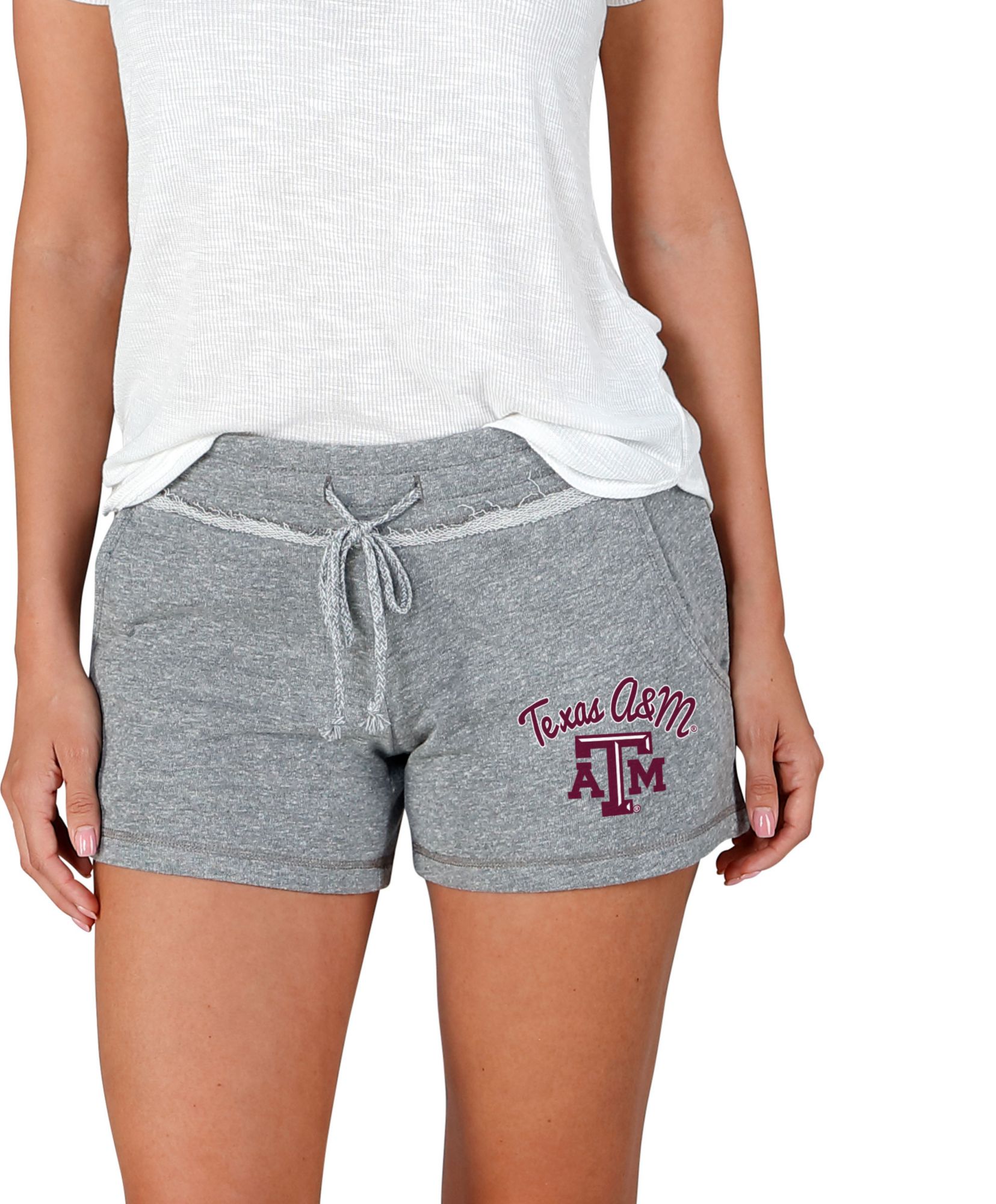 Concepts Sport Women's Texas A&amp;M Aggies Grey Mainstream Terry Shorts