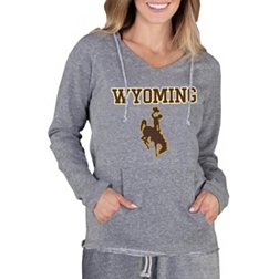 Concepts Sport Women's Wyoming Cowboys Grey Mainstream Hoodie