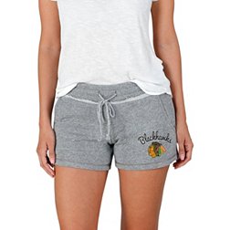 Concepts Sport Women's Chicago Blackhawks Grey Terry Shorts