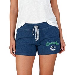 Concepts Sport Women's Vancouver Canucks Navy Terry Shorts