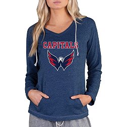 Sportiqe Men's Heathered Gray Washington Capitals Campbell Long Sleeve T- shirt