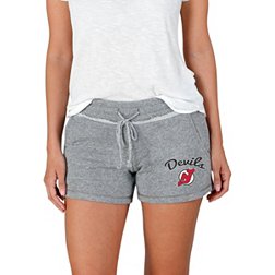 Concepts Sport Women's New Jersey Devils Grey Terry Shorts