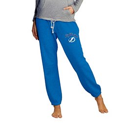 Women's Concepts Sport Blue Tampa Bay Lightning Gather Long Sleeve Top & Shorts Set Size: Extra Large