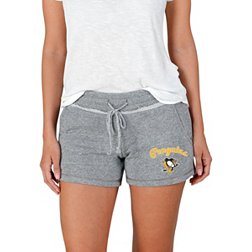 Concepts Sport Women's Pittsburgh Penguins Grey Terry Shorts
