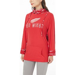 Detroit Red Wings - Womens Adeline Wide Neck Long Sleeve T-Shirt