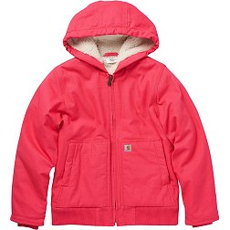 Carhartt Girls' Canvas Insulated Hooded Active Jacket