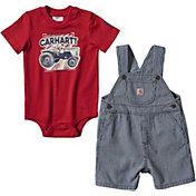 Carhartt Infant Boy's Sticking Stripe Shortall Set