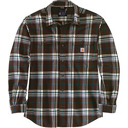 Carhartt Men's Flannel Camo Long Sleeve Shirt