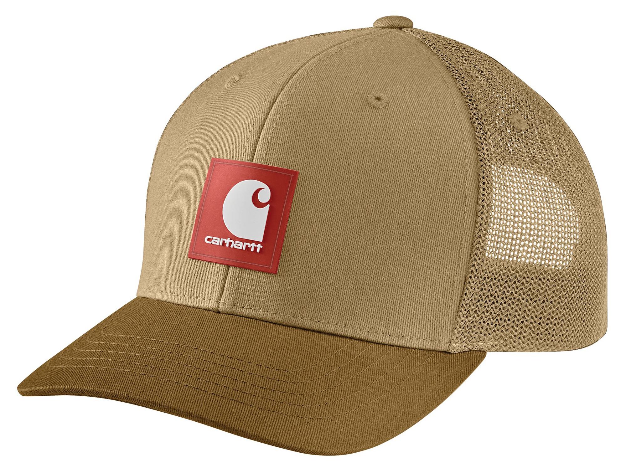 Carhartt Men's Rugged Flex Twill Mesh Back Logo Patch Cap