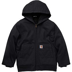 Carhartt Boys' Youth Canvas Insulated Hooded Active Jacket