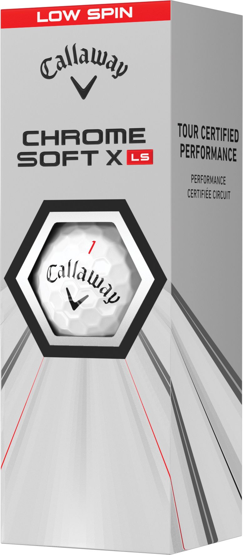 Callaway Chrome Soft X LS Golf Balls - 3 Pack