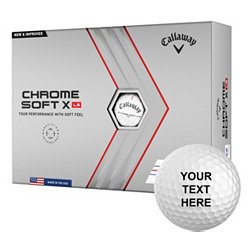 Callaway 2022 Chrome Soft X LS Triple Track Personalized Golf Balls