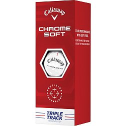 Callaway 2022 Chrome Soft Triple Track Golf Balls - 3 Ball Sleeve