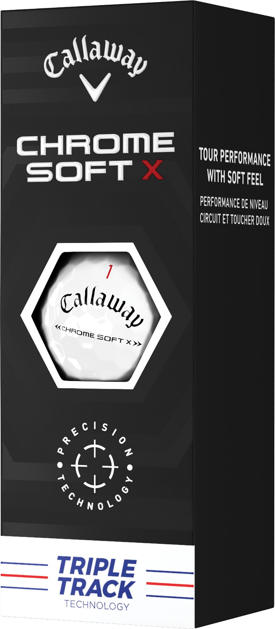 Callaway 2022 Chrome Soft X Triple Track Golf Balls - 3 Ball Sleeve