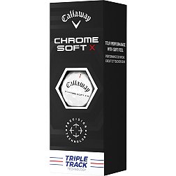 Callaway 2022 Chrome Soft X Triple Track Golf Balls - 3 Ball Sleeve