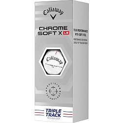 Callaway 2022 Chrome Soft X LS Triple Track Golf Balls - 3 Ball Sleeve