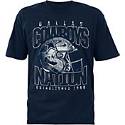 Dallas Cowboys Merchandising Men's Helmet Navy T-Shirt
