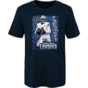 NFL Team Apparel Youth Dallas Cowboys Dak Prescott #4 Navy T-Shirt