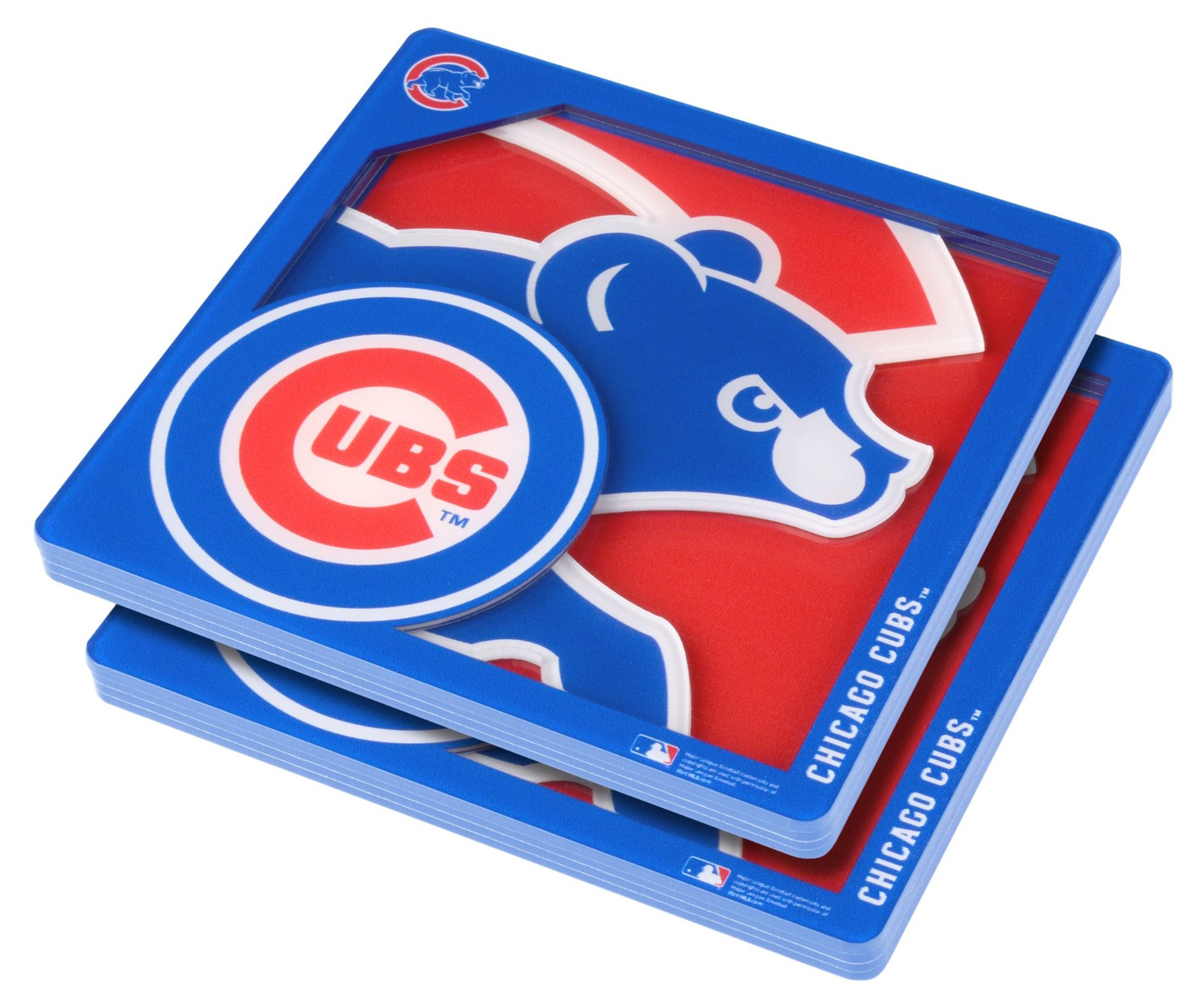 YouTheFan Chicago Cubs Logo Series Coaster Set