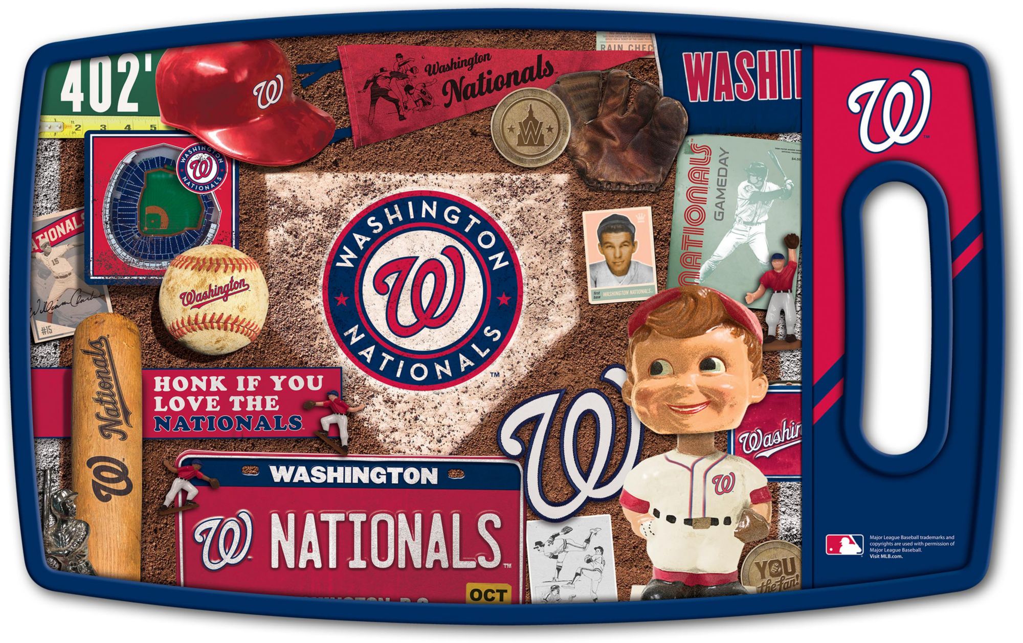 YouTheFan Washington Nationals Retro Cutting Board